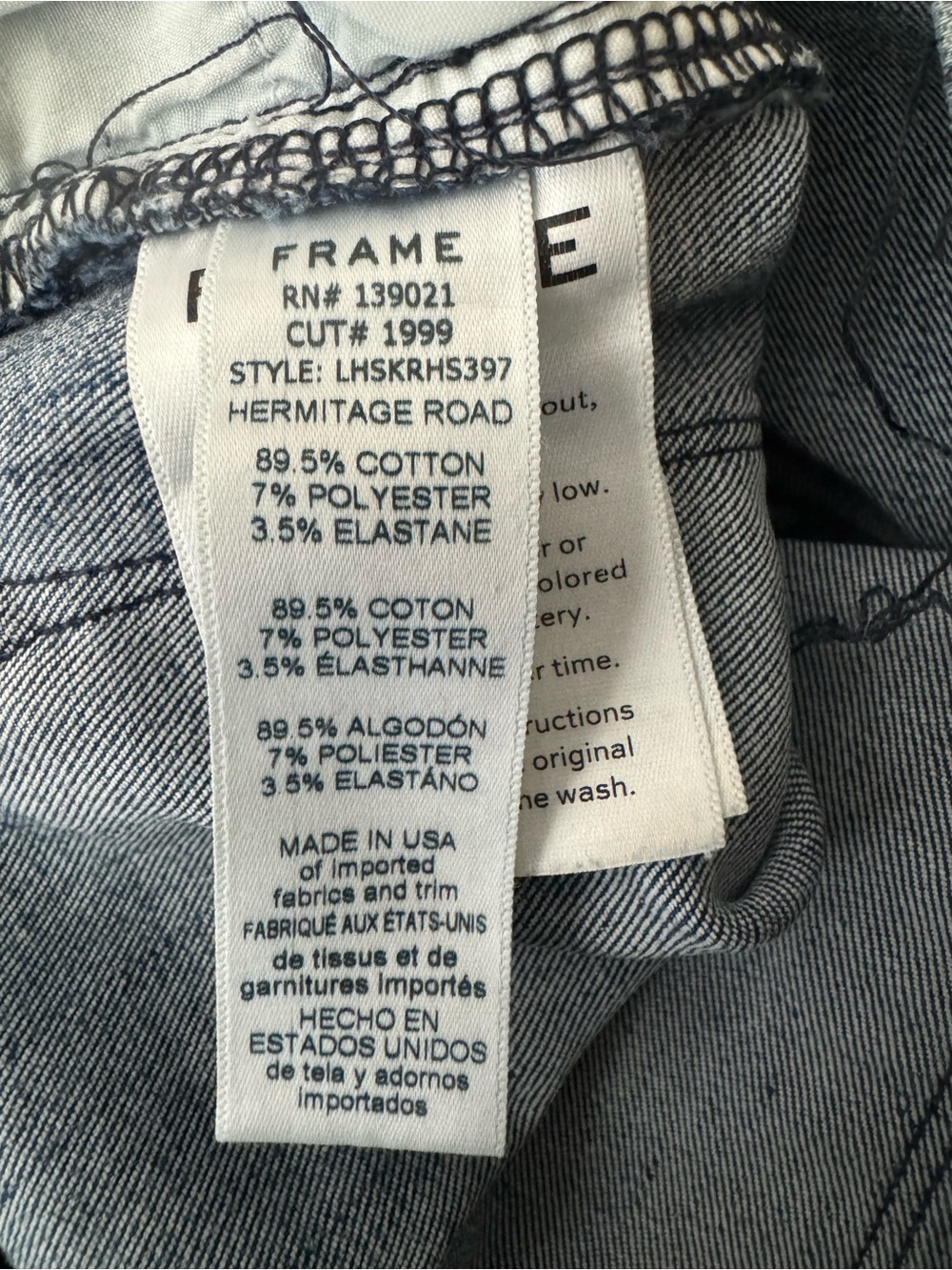 Denim Frame Jeans - Picture 9 of 9